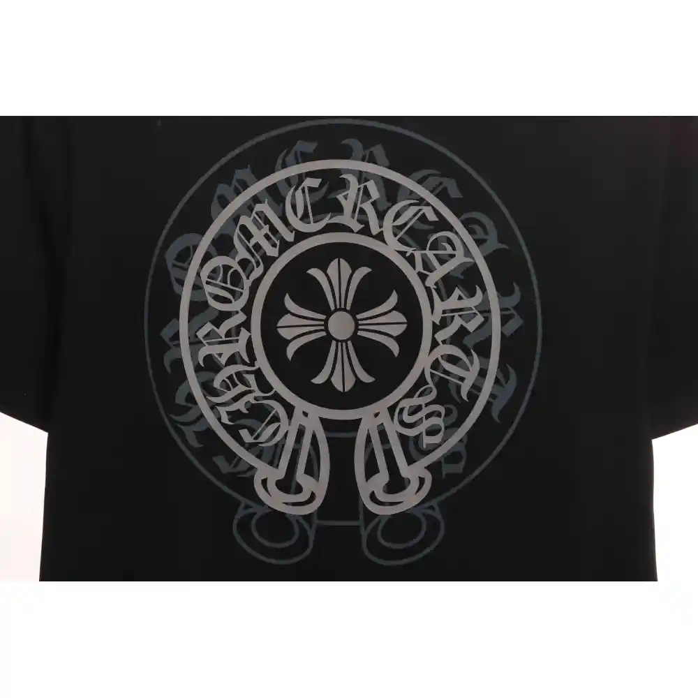Chrome Hearts Silicone Back Shadow Short Sleeve Black