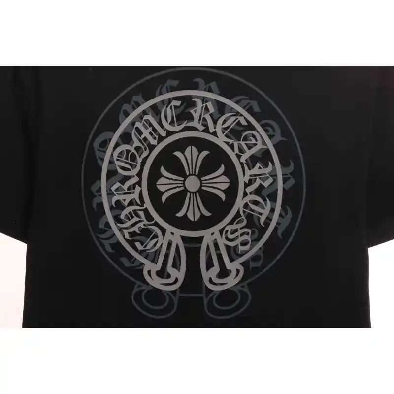 Chrome Hearts Silicone Back Shadow Short Sleeve Black