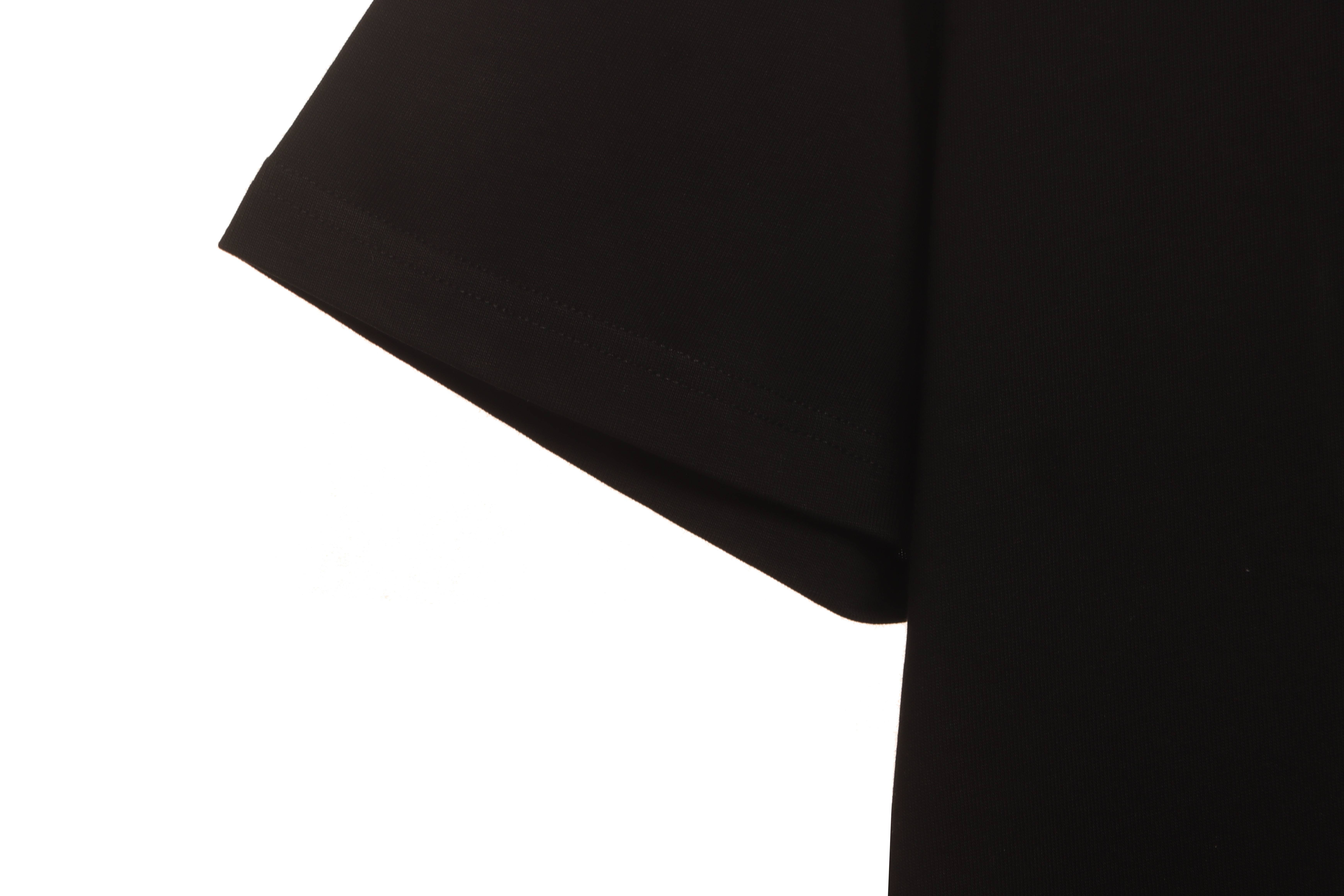 Chrome Hearts Silicone Back Shadow Short Sleeve Black