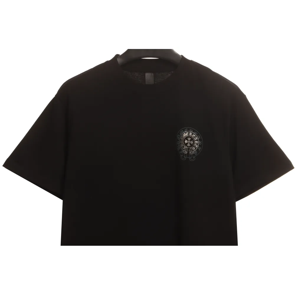Chrome Hearts Silicone Back Shadow Short Sleeve Black