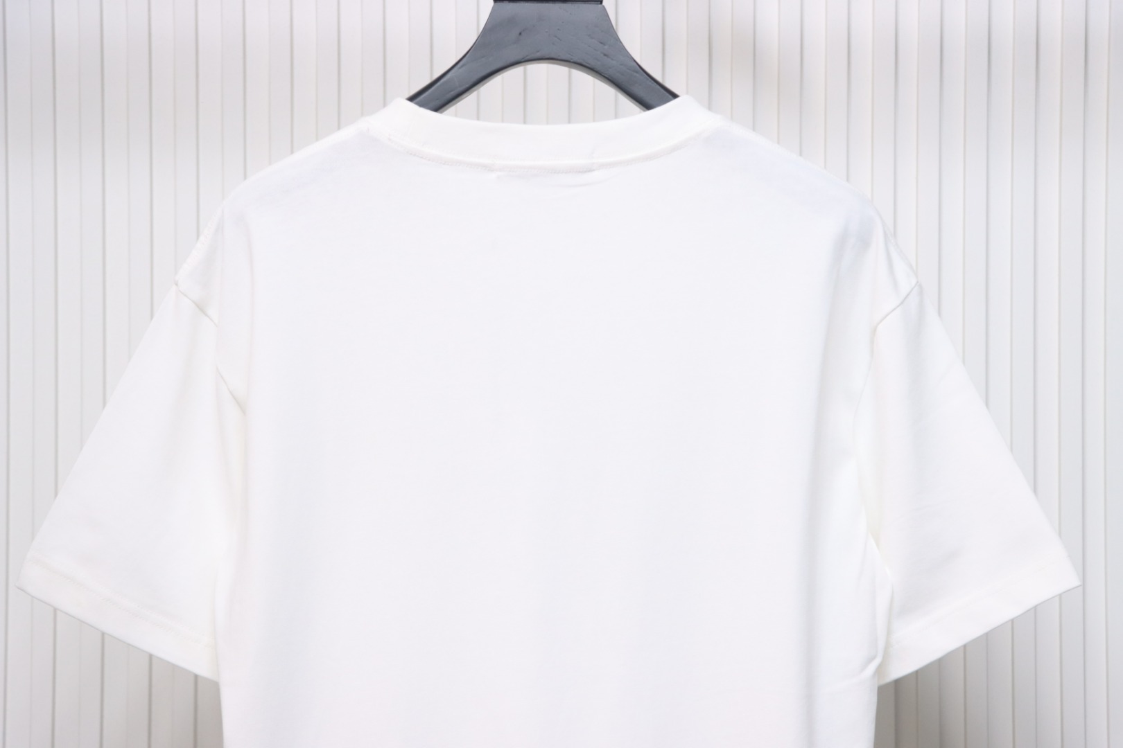 Dior 25ss hand-painted letter print short sleeve White