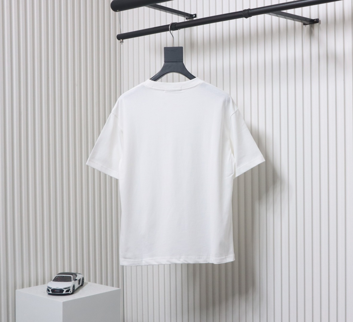 Dior 25ss hand-painted letter print short sleeve White