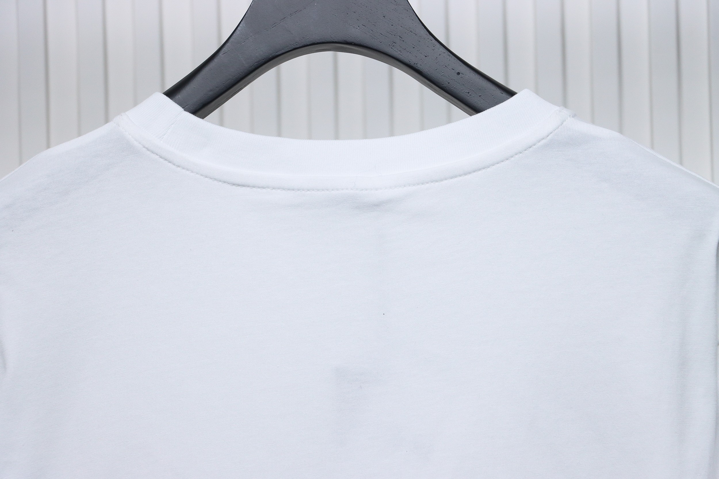 Dior classic bee embroidered short sleeve white