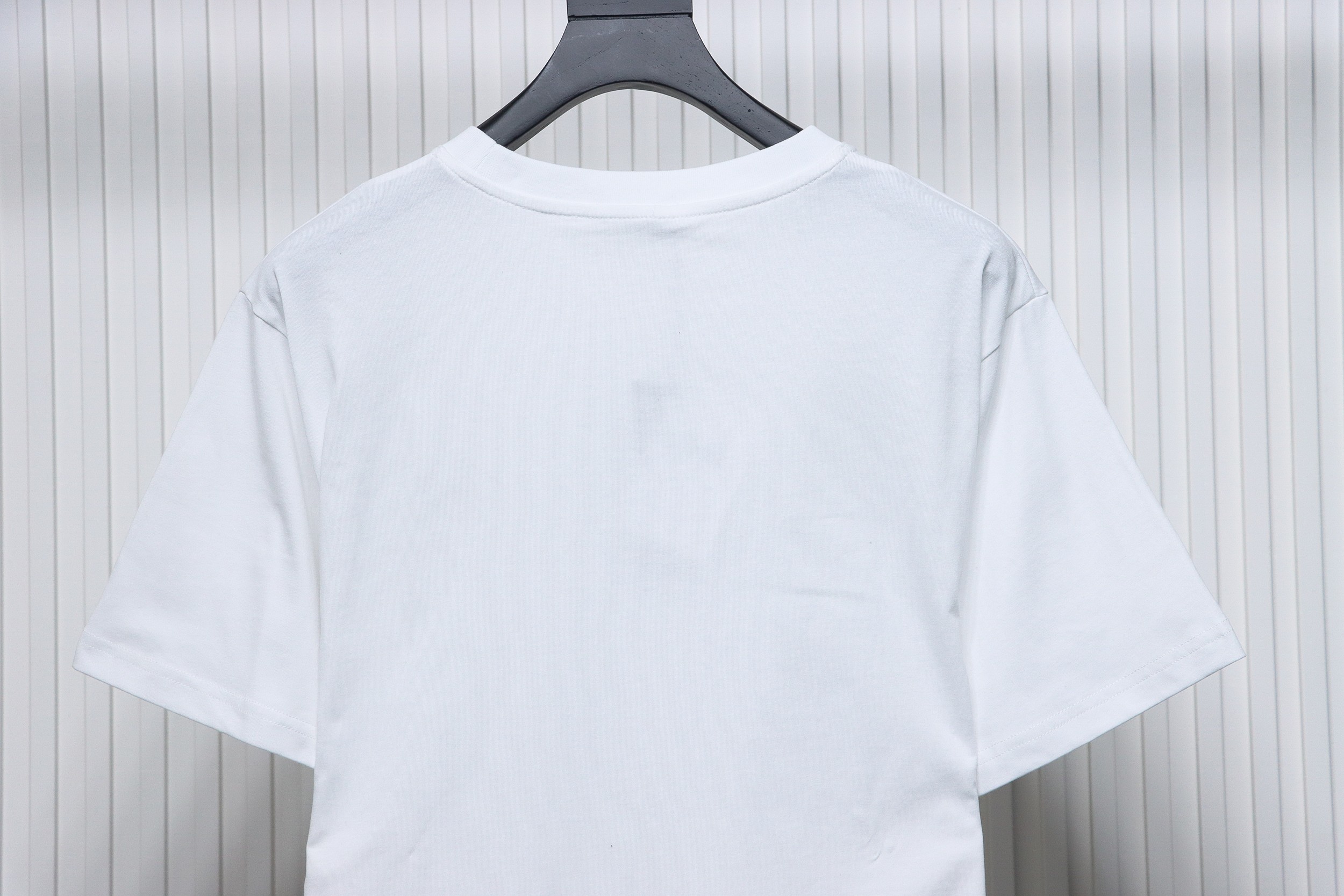 Dior classic bee embroidered short sleeve white