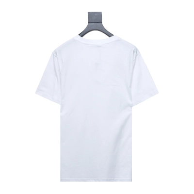 Dior classic bee embroidered short sleeve white 02