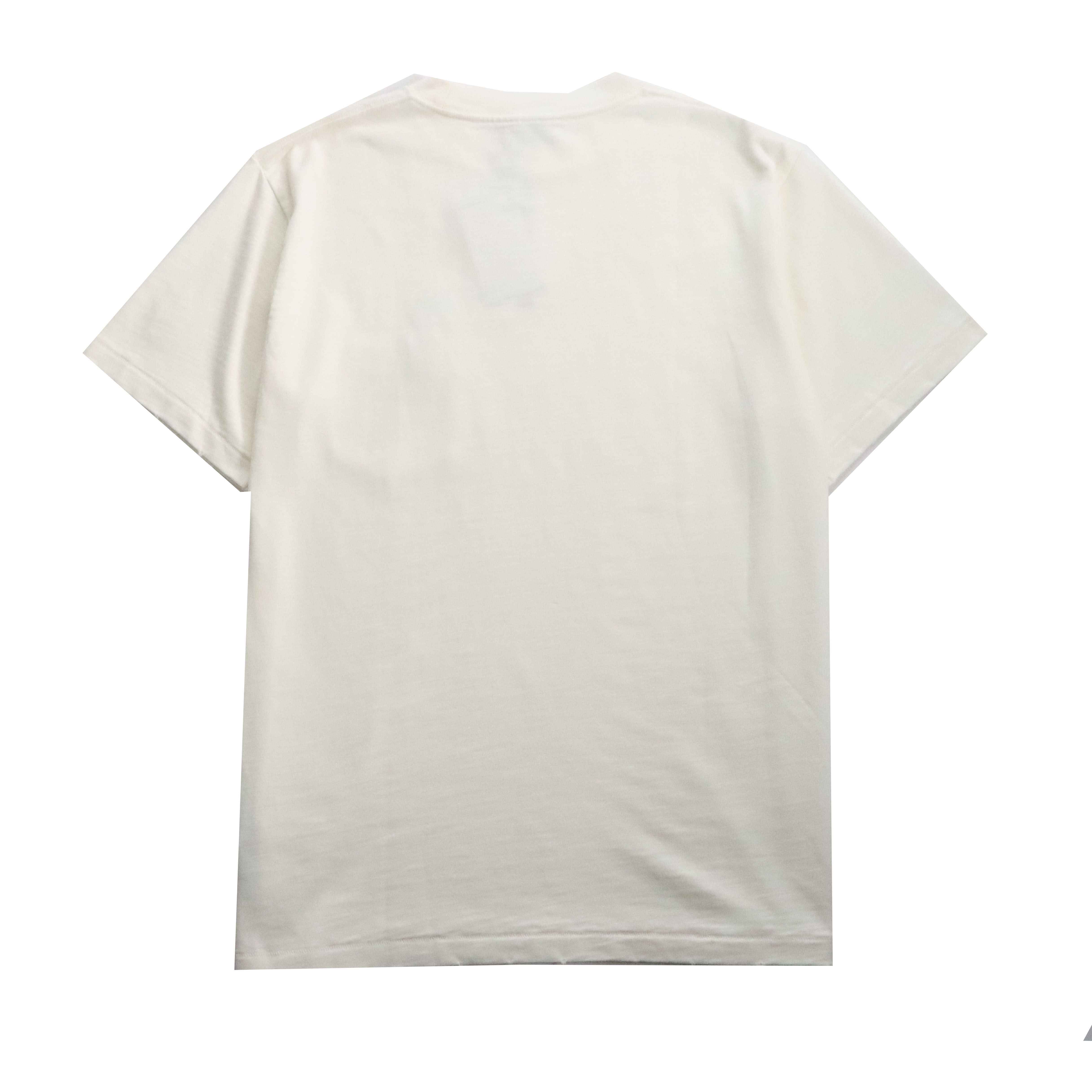 Dior Dinosaur Pocket Embroidered Short Sleeve white