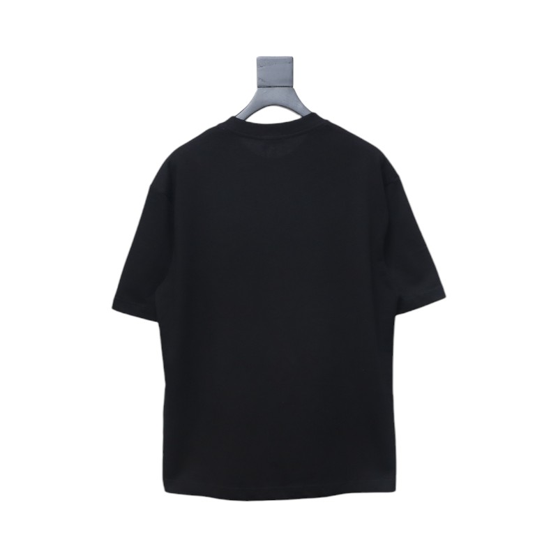 Dior Heart Print Short Sleeve Black