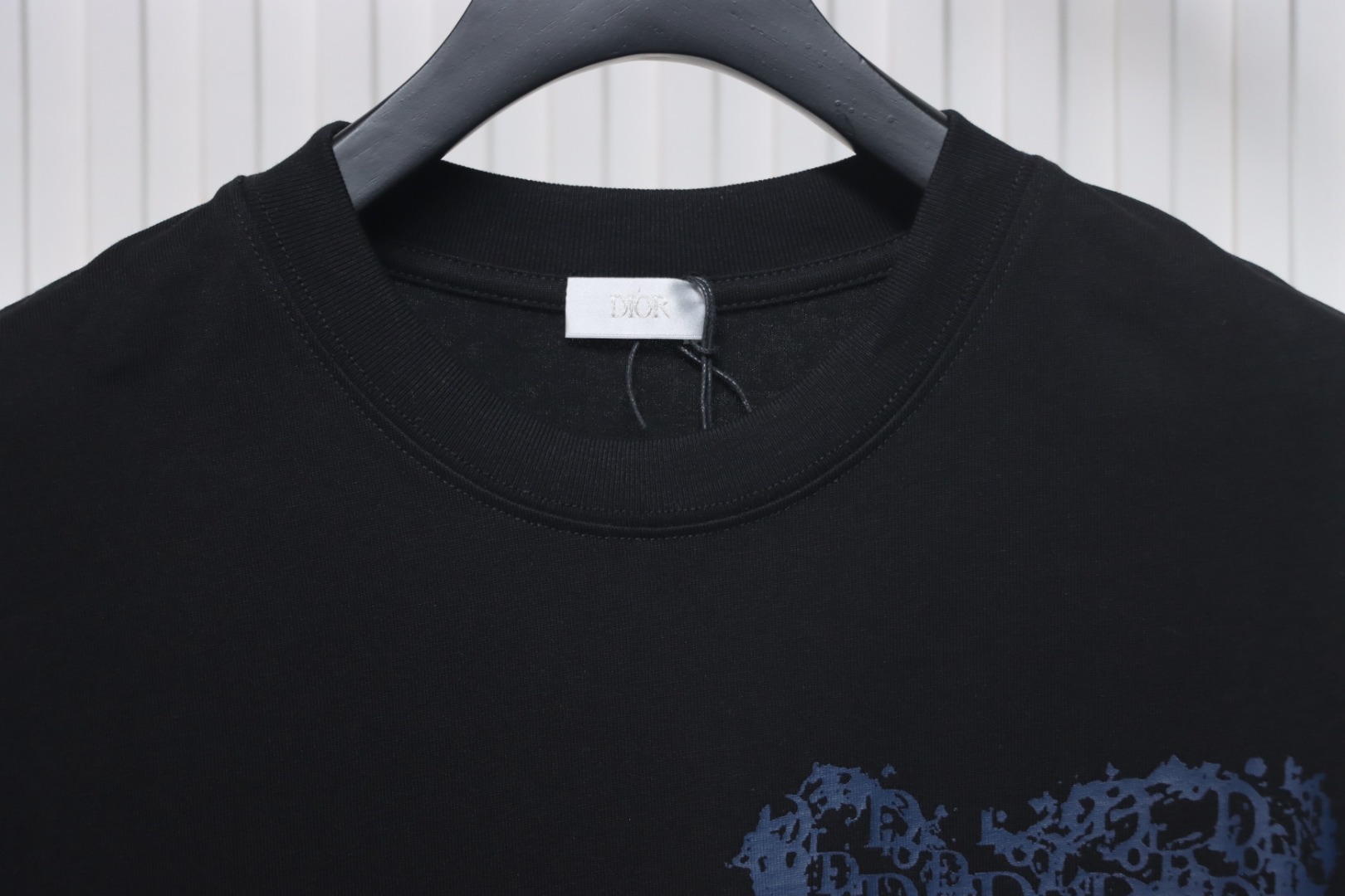 Dior Heart Print Short Sleeve Black