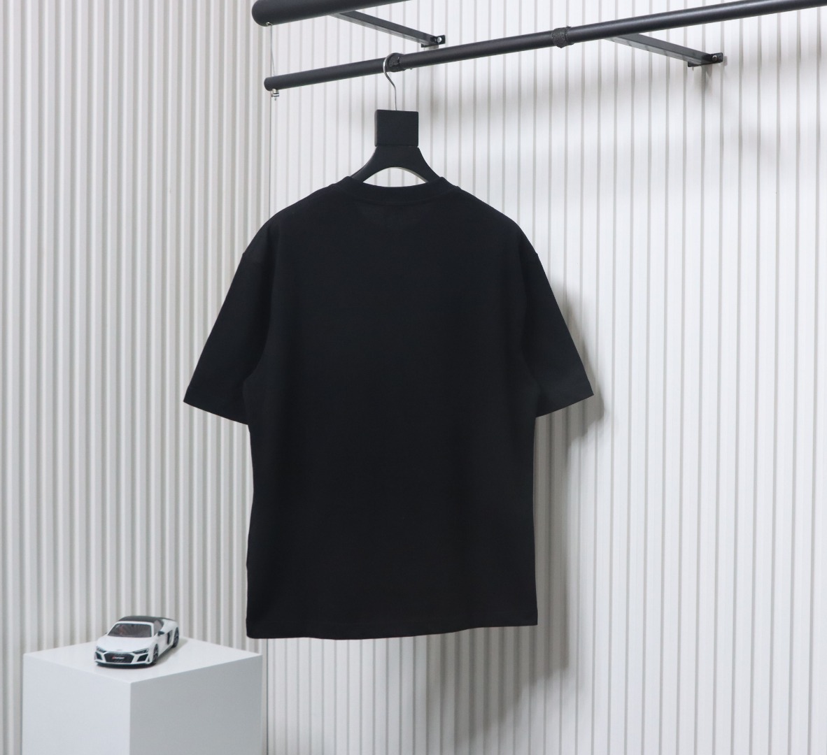 Dior Heart Print Short Sleeve Black