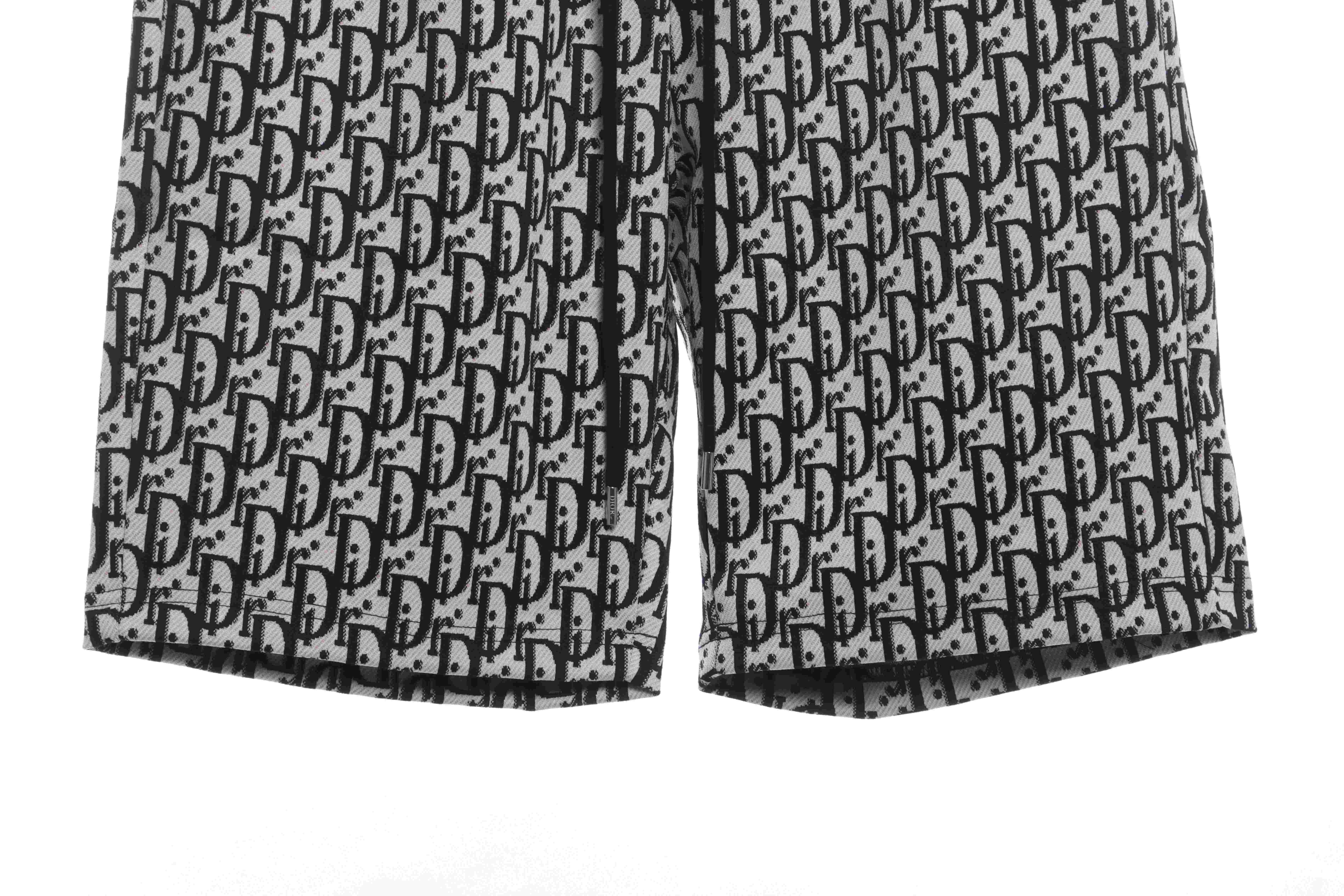 Dior LOGO jacquard shorts BLACK