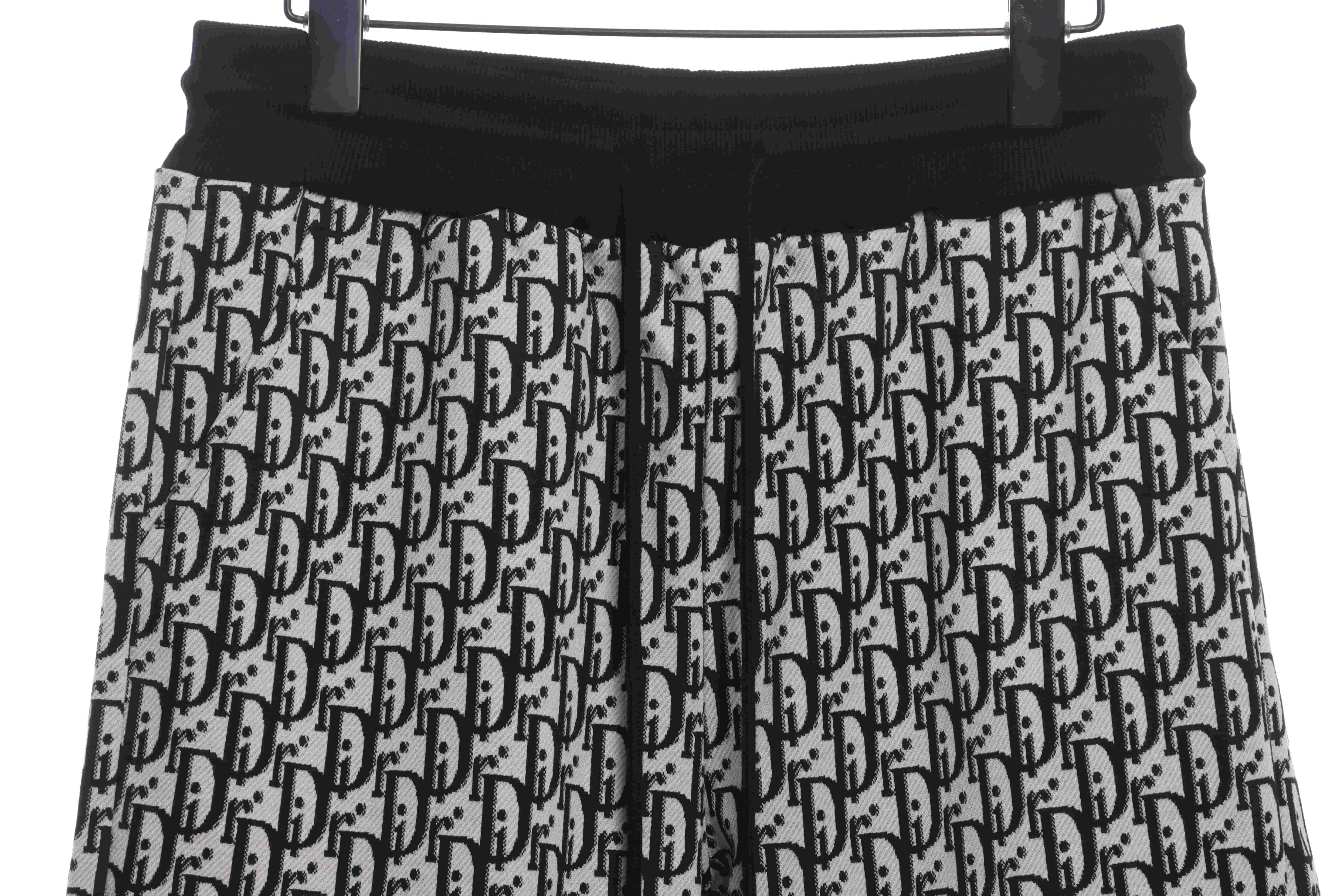 Dior LOGO jacquard shorts BLACK