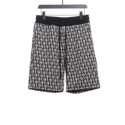 Dior LOGO jacquard shorts BLACK 01