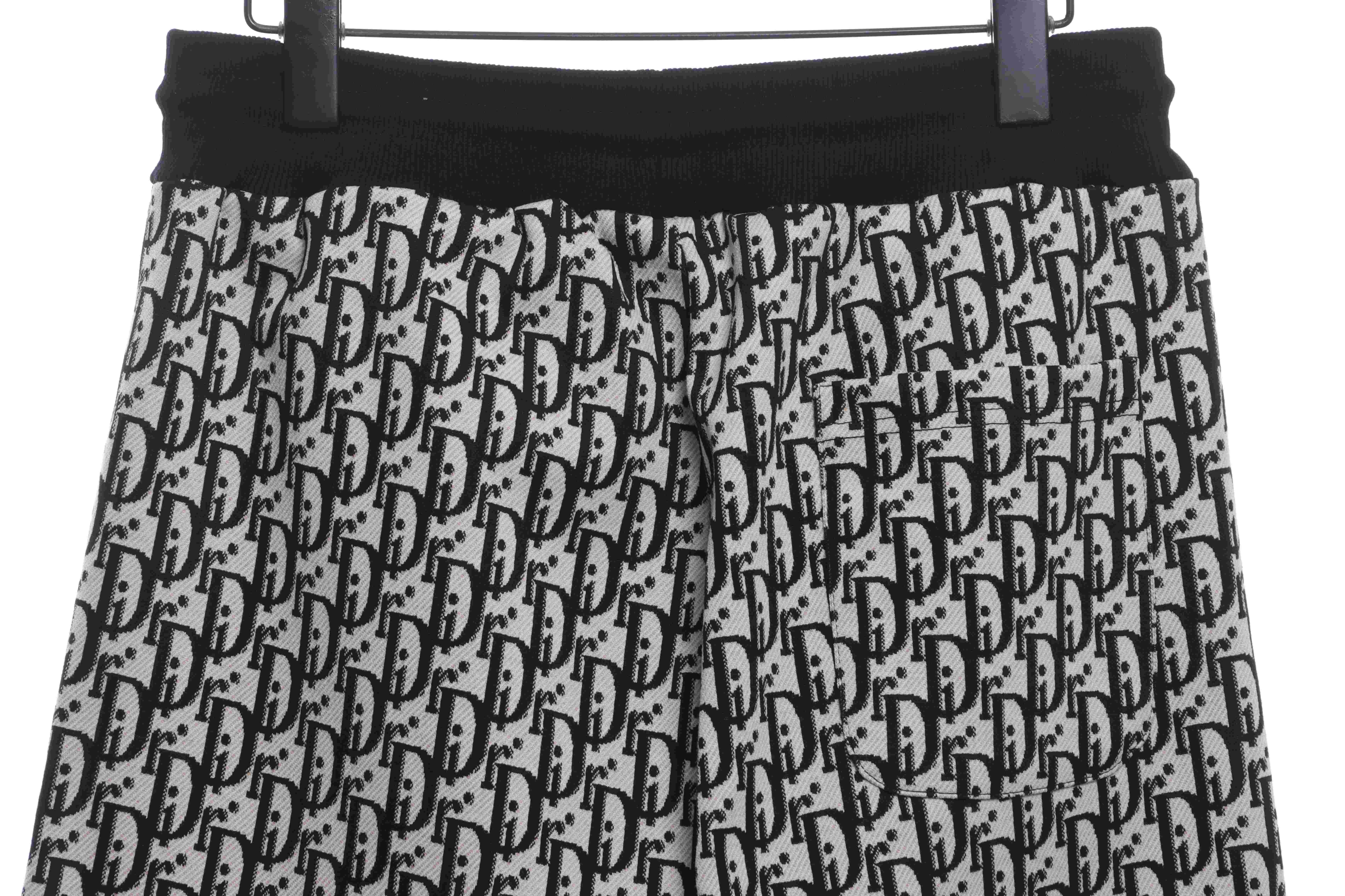 Dior LOGO jacquard shorts BLACK