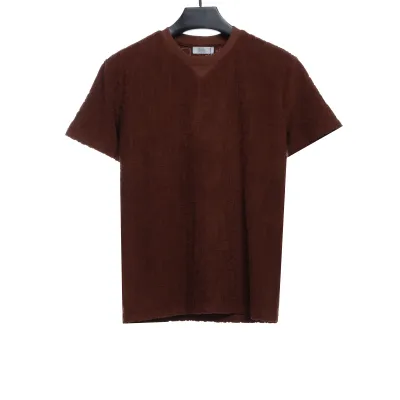 Dior obscure jacquard towelling short sleeve Brown 01