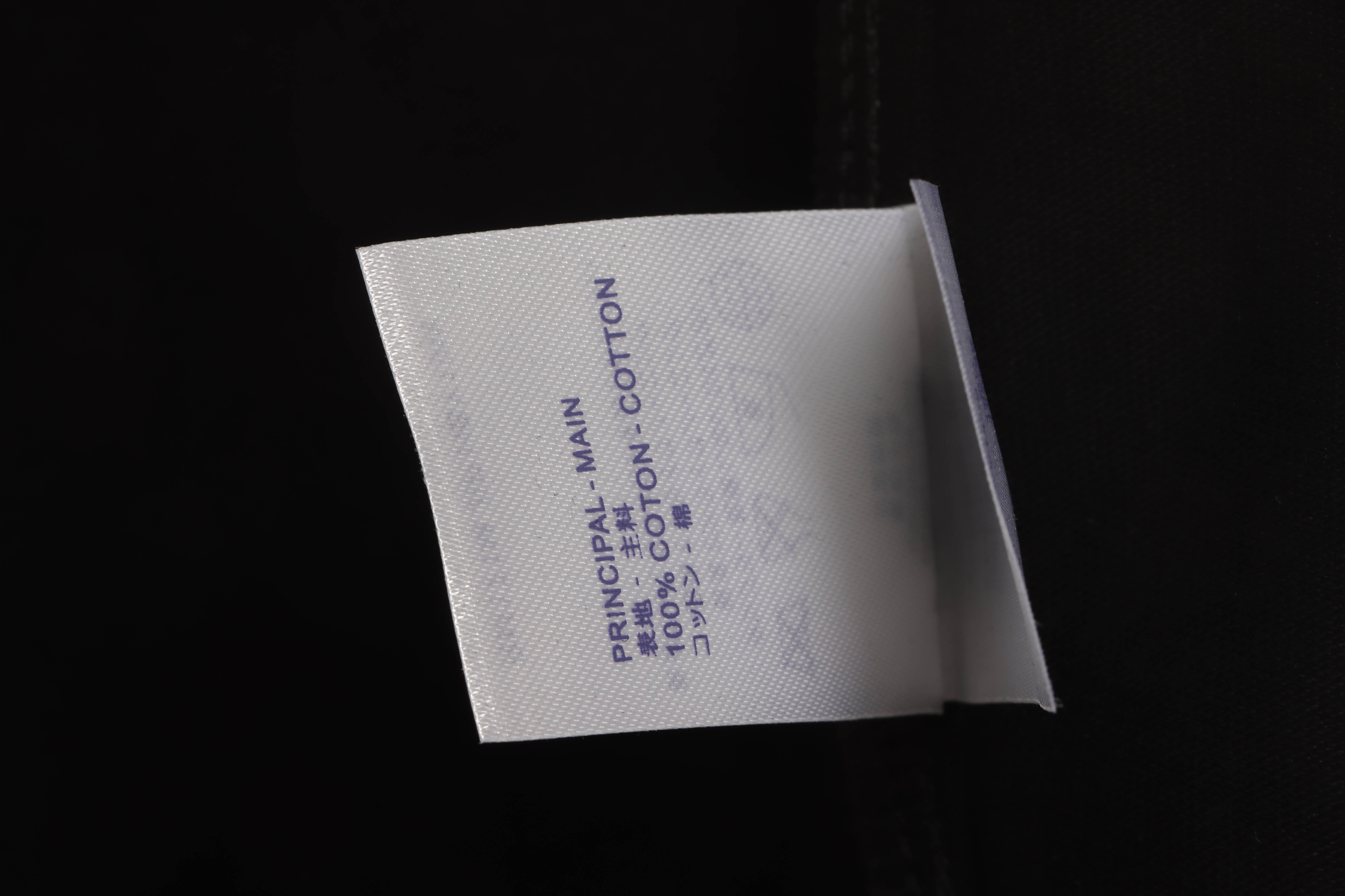 LV co-branded Chrome Hearts patch horseshoe short sleeves Black