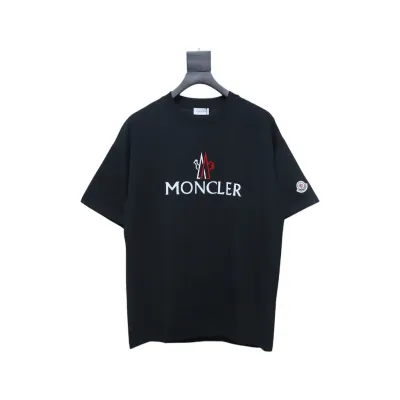 Moncler 2025 Spring and Summer New Short Sleeve T-shirt Black 01