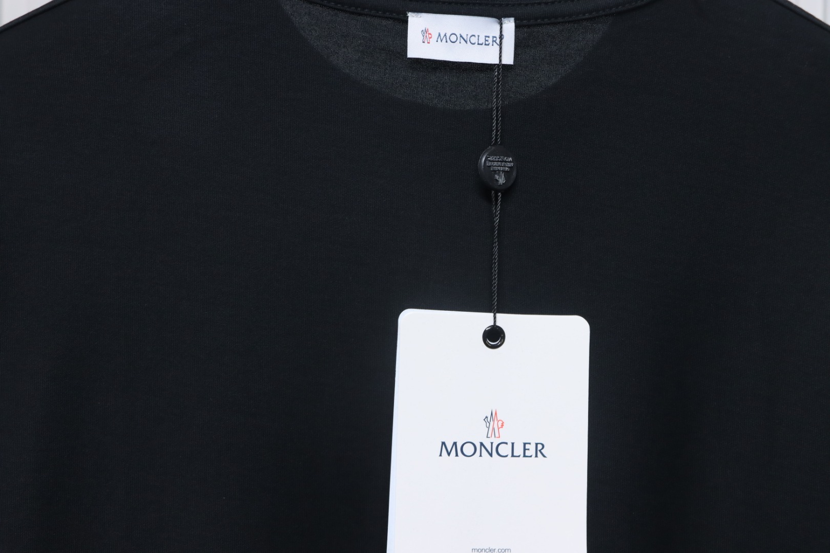 Moncler 2025 Spring and Summer New Short Sleeve T-shirt Black
