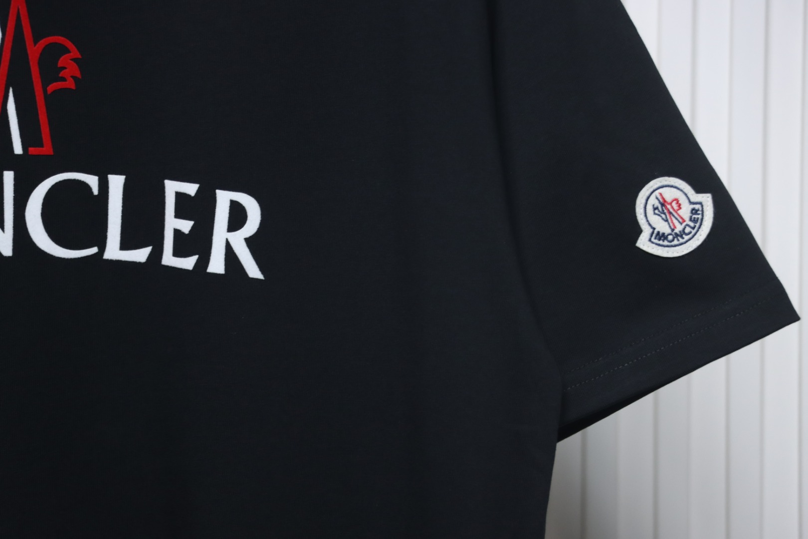 Moncler 2025 Spring and Summer New Short Sleeve T-shirt Black