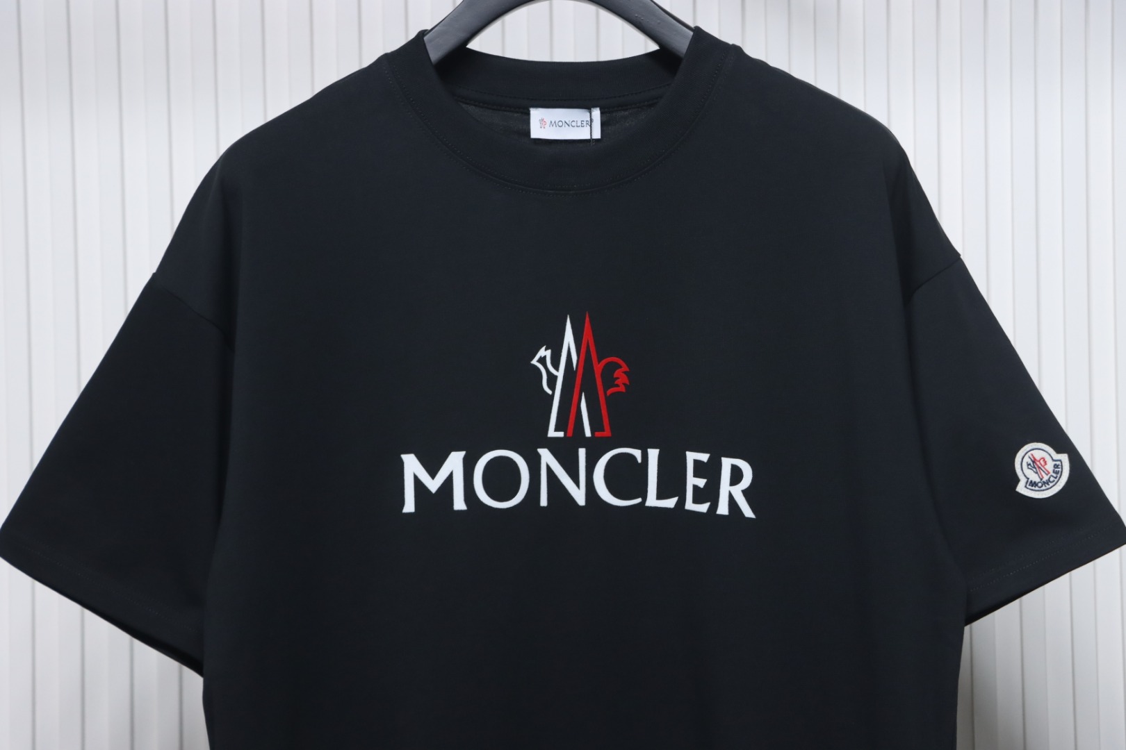 Moncler 2025 Spring and Summer New Short Sleeve T-shirt Black