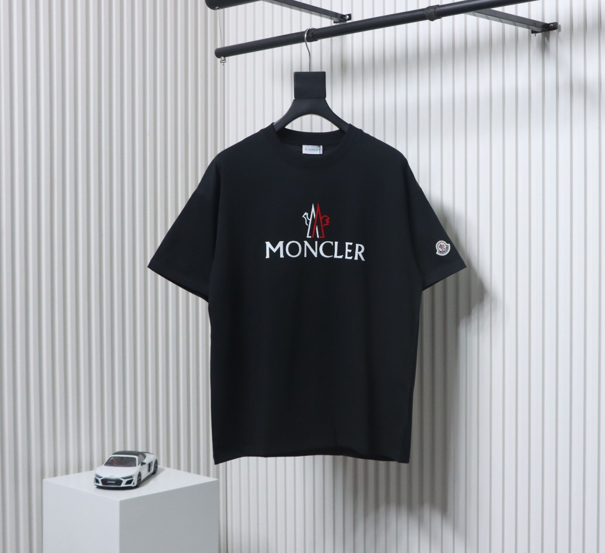 Moncler 2025 Spring and Summer New Short Sleeve T-shirt Black