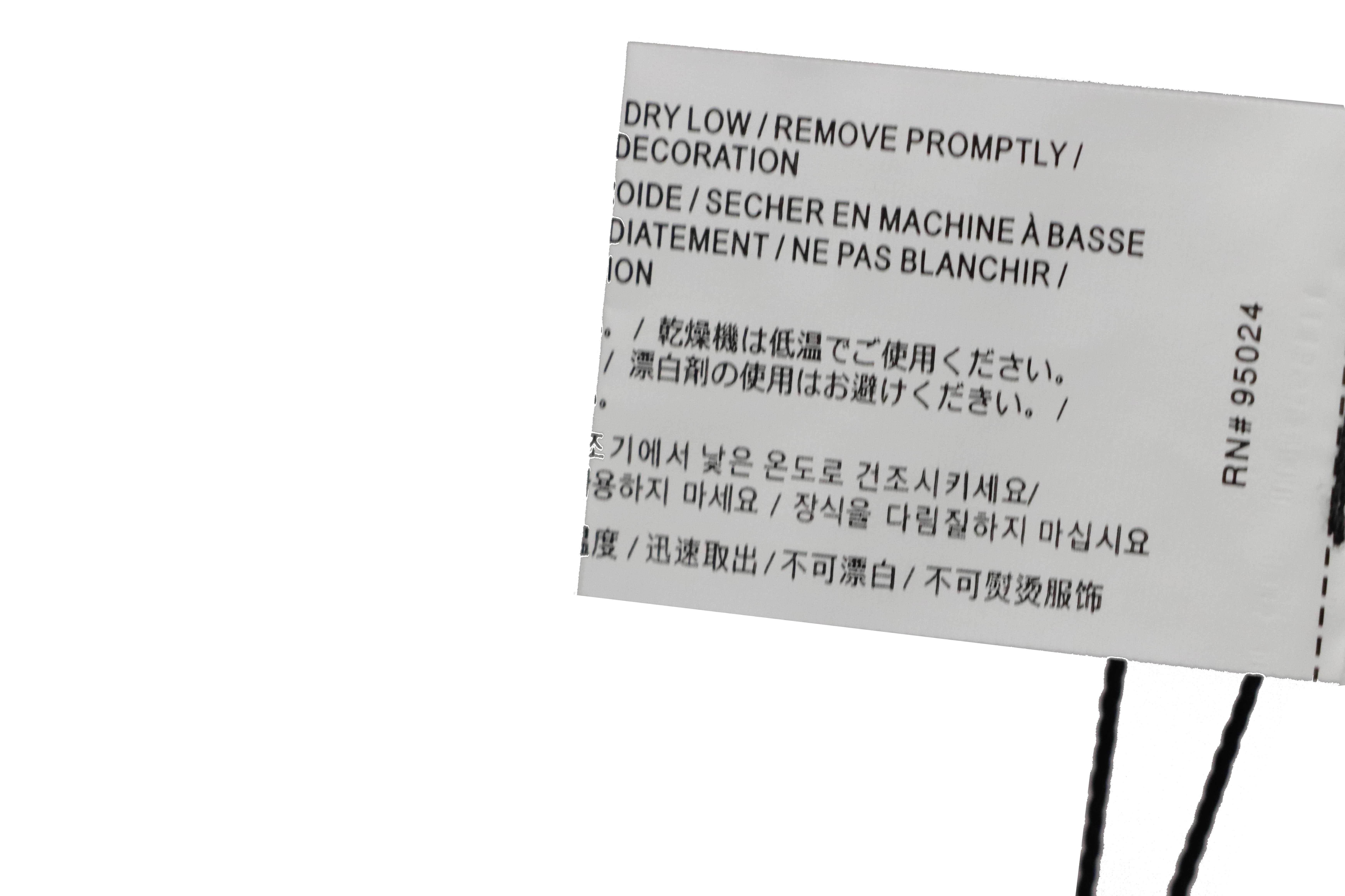 Chrome Hearts neckline Sanskrit horseshoe print short sleeves white