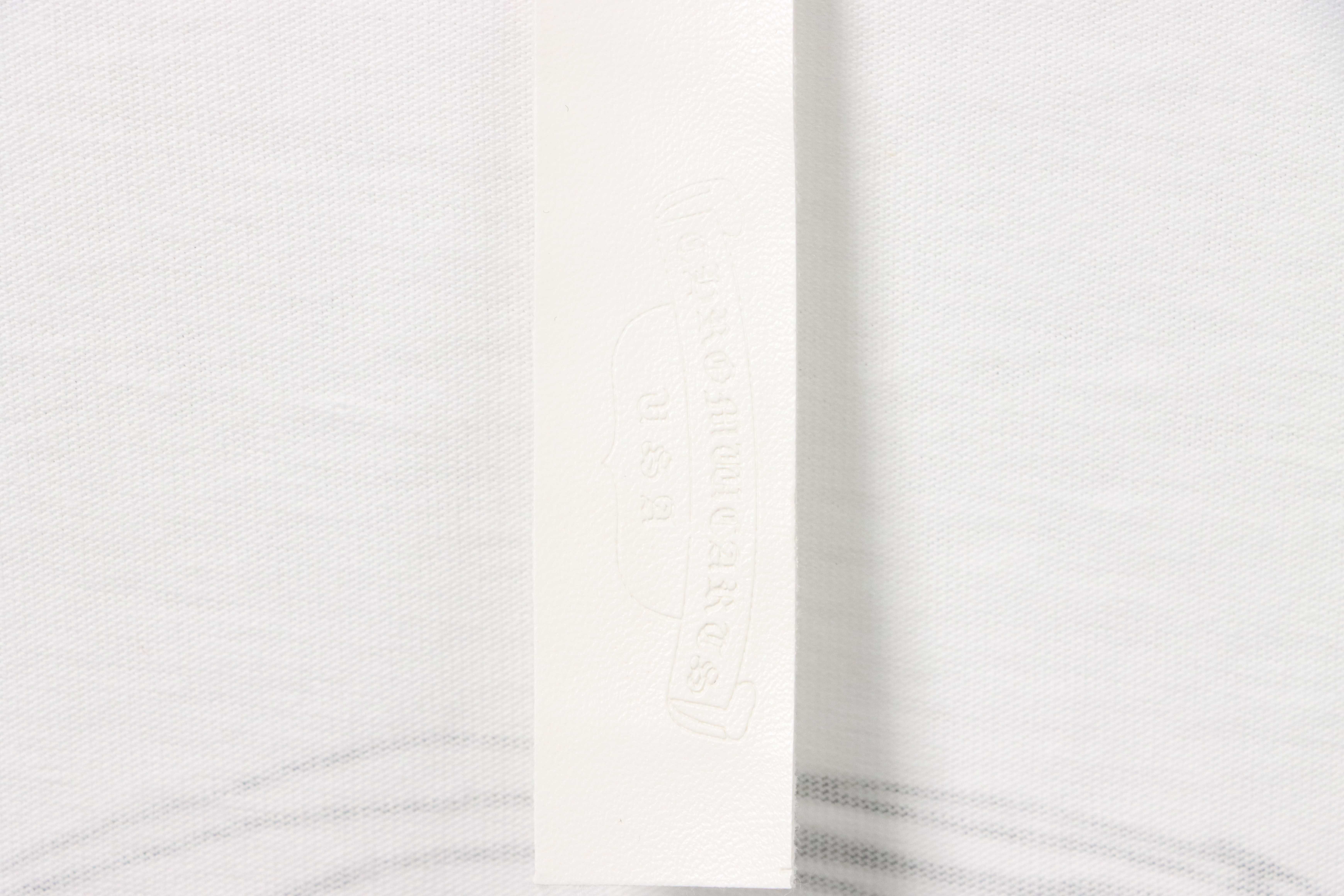 Chrome Hearts neckline Sanskrit horseshoe print short sleeves white