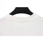 Chrome Hearts neckline Sanskrit horseshoe print short sleeves white