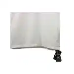 Chrome Hearts neckline Sanskrit horseshoe print short sleeves white
