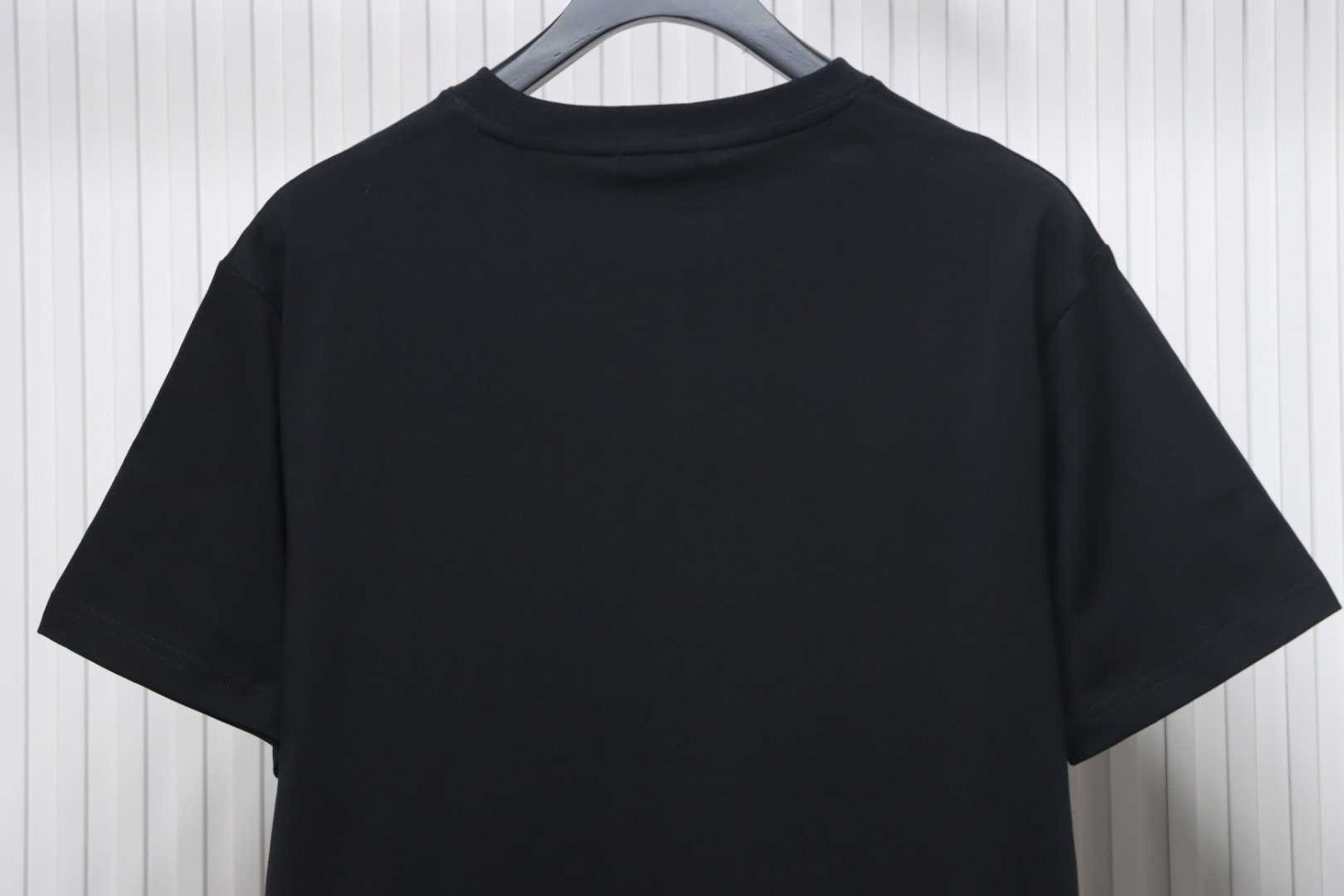 Dior 24ss gold thread embroidered CD short sleeve black