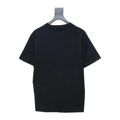 Dior 24ss gold thread embroidered CD short sleeve black 02