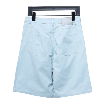 Dior 24ss heart embroidered shorts light blue 02