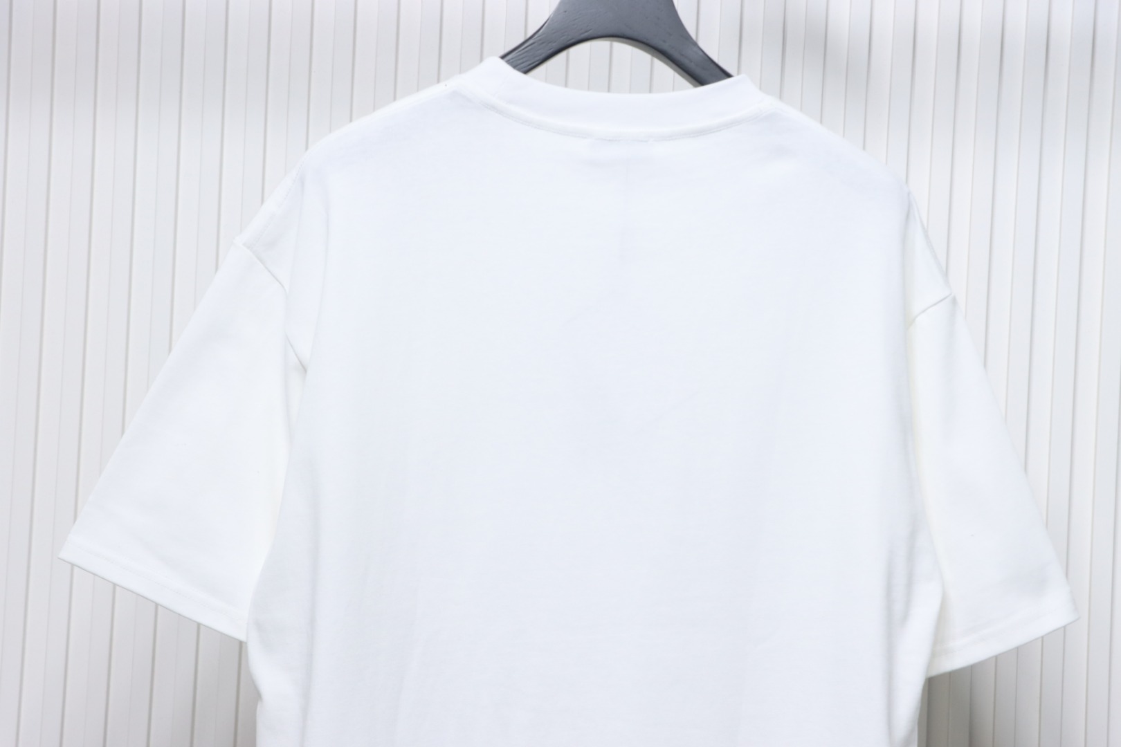 Dior 24ss letter logo print short sleeve white