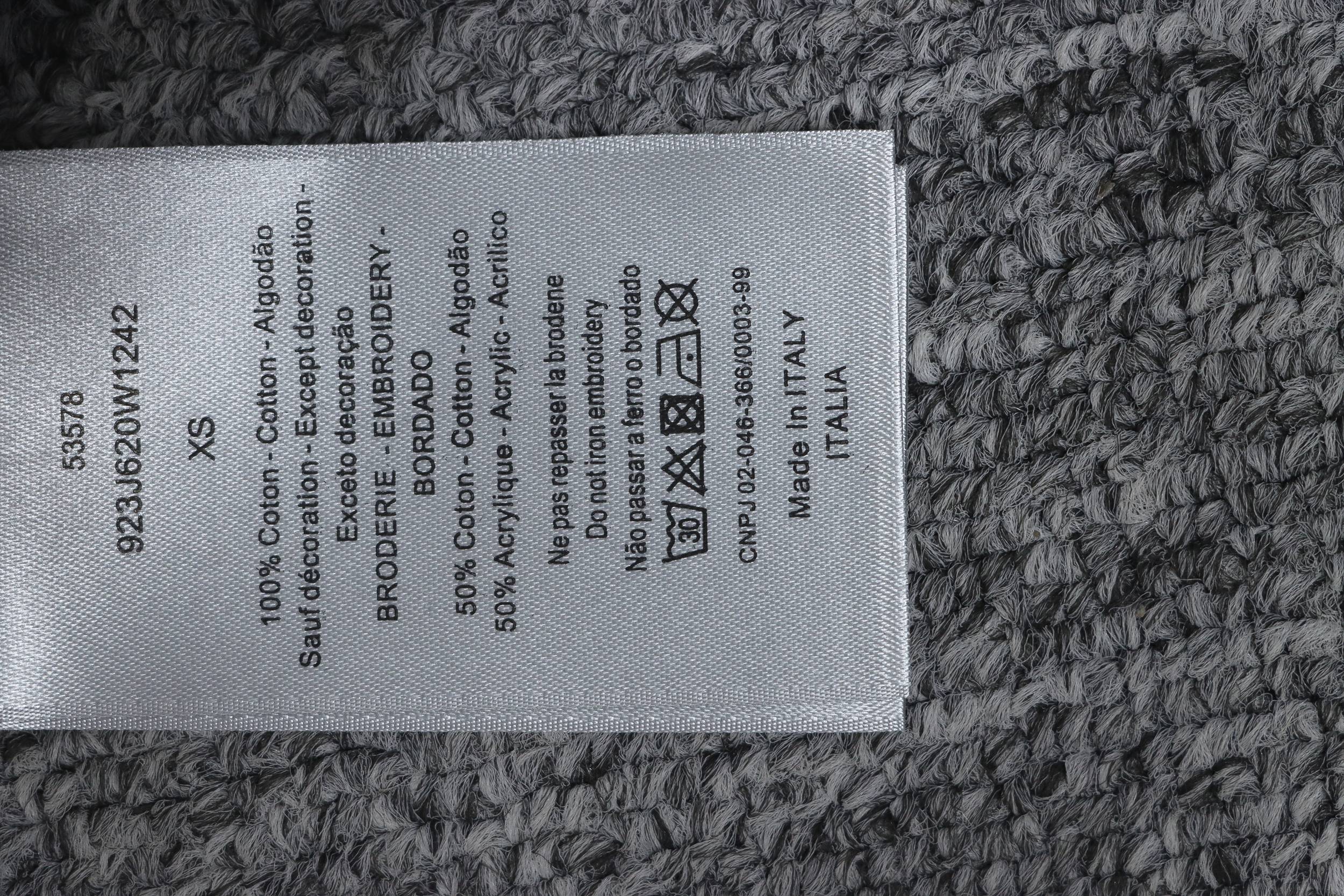 Dior 24ss patch embroidered letter short sleeve white