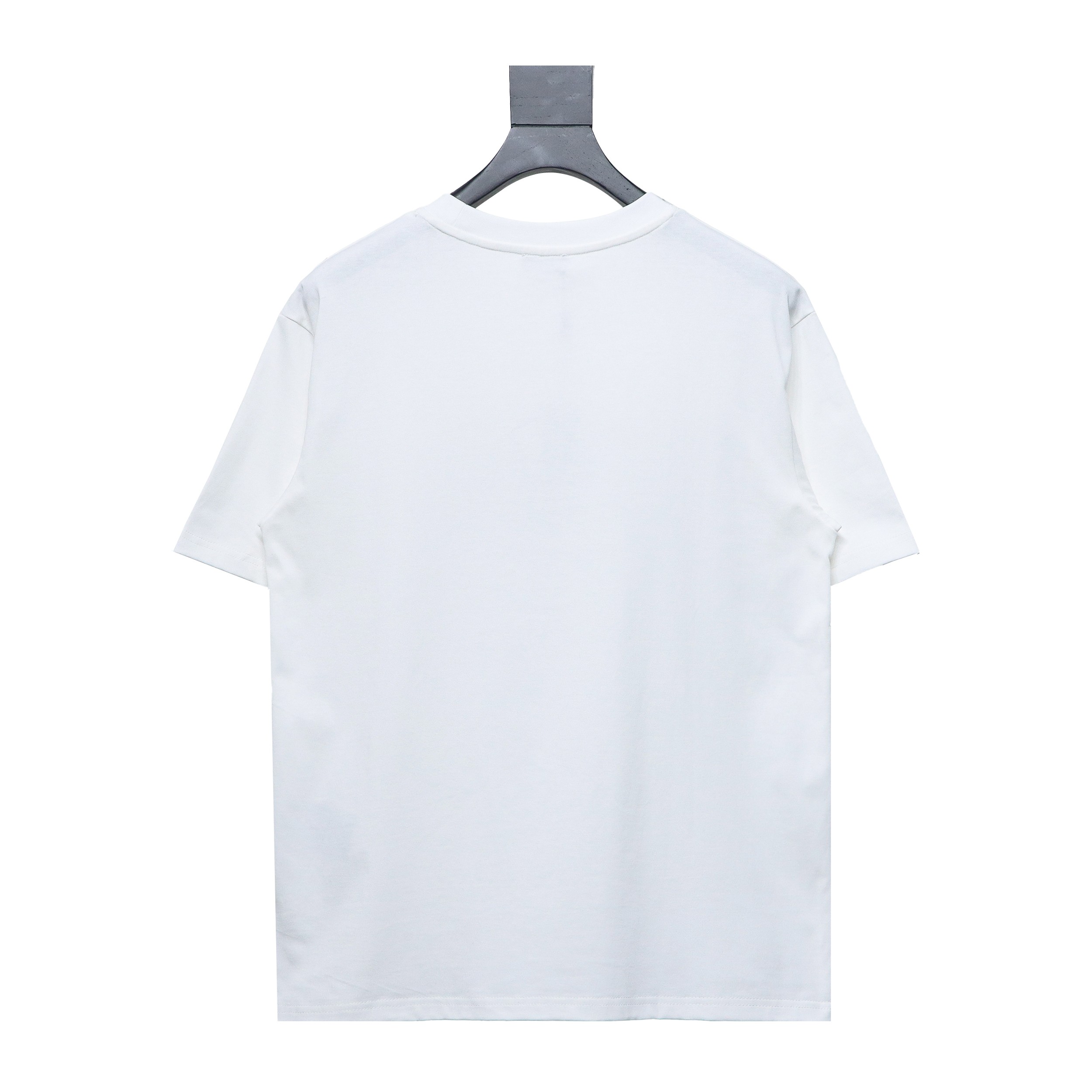 Dior 24ss patch embroidered letter short sleeve white