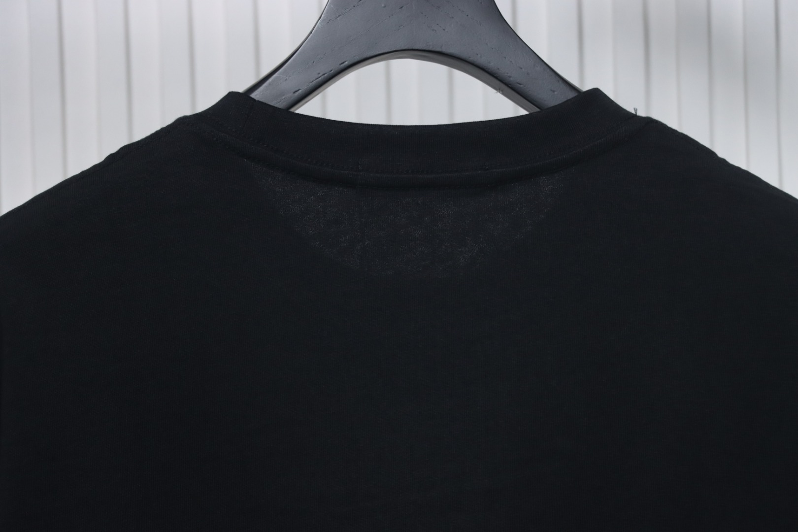 Dior 24ss small letter embroidered short sleeve black