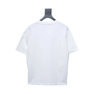 Dior 24ss small letter embroidered short sleeve white 02