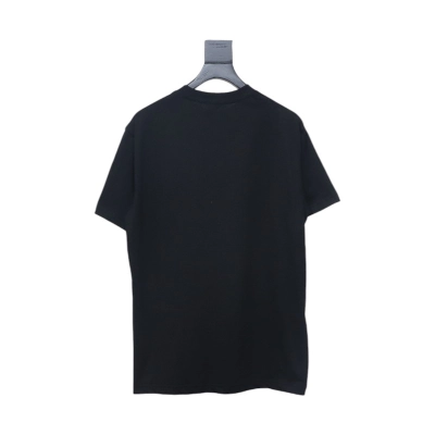 Dior 25ss flocked logo short sleeve black 02
