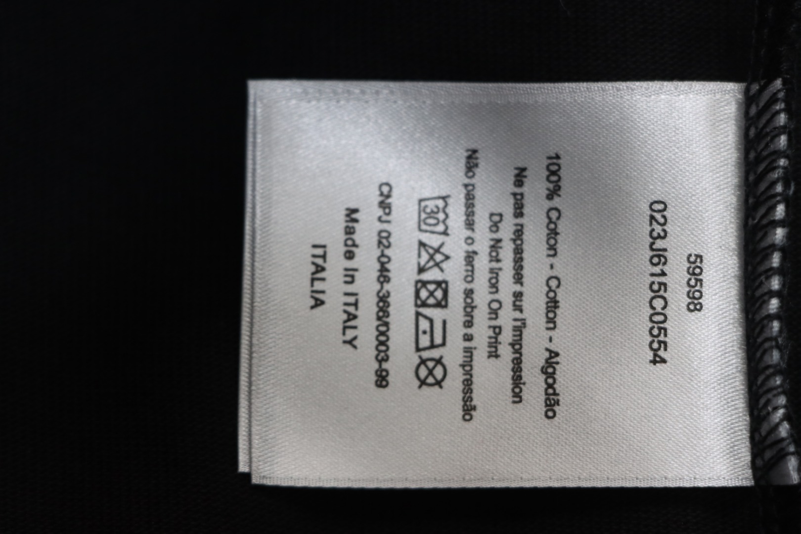 Dior 25ss Halo Print Short Sleeve Black