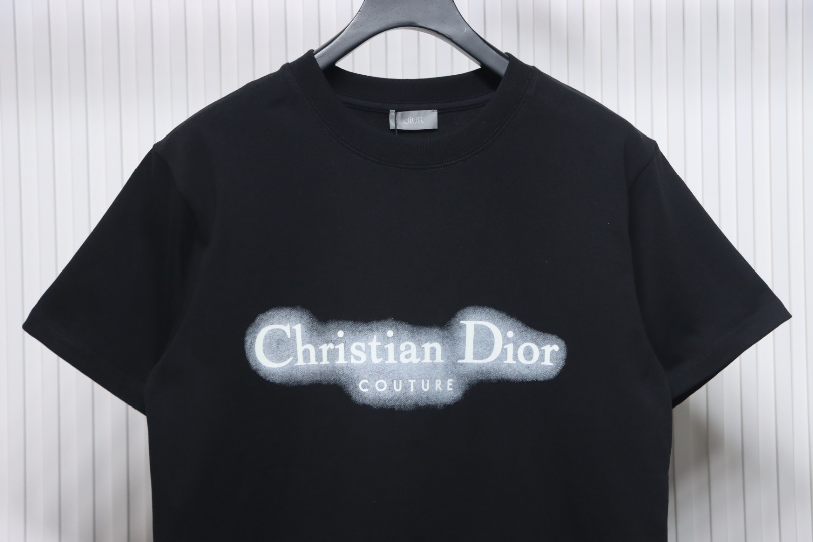 Dior 25ss Halo Print Short Sleeve Black
