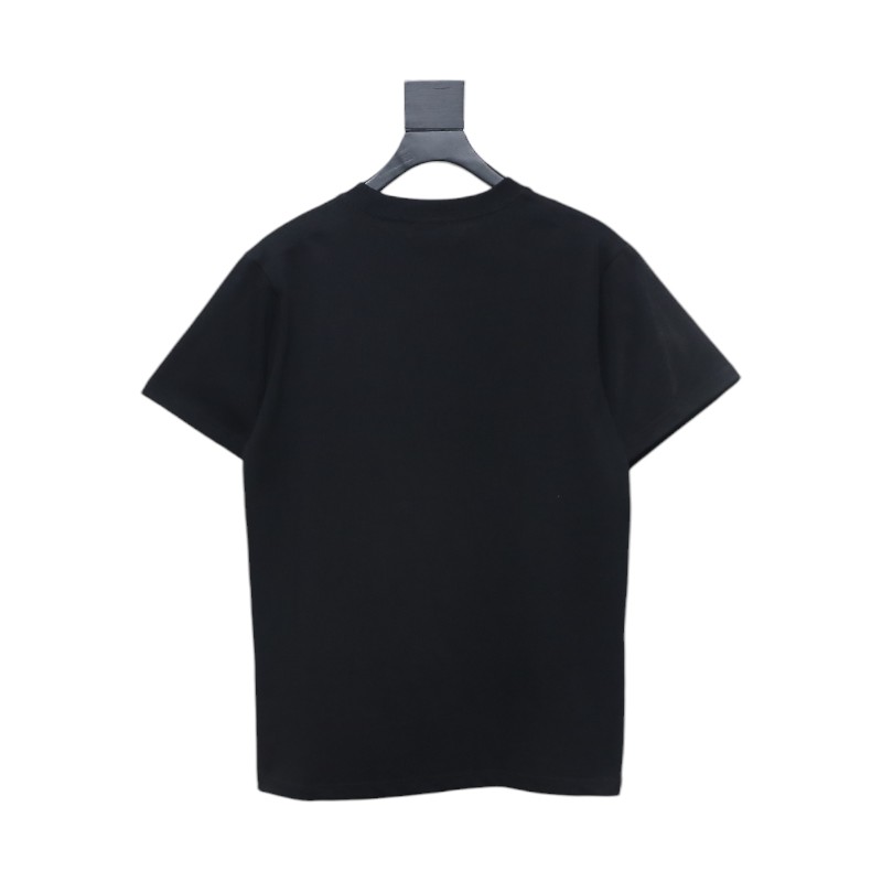 Dior 25ss Halo Print Short Sleeve Black