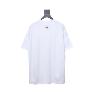 Dior 25ss Ski Collection Embroidered Logo Short Sleeve White 02