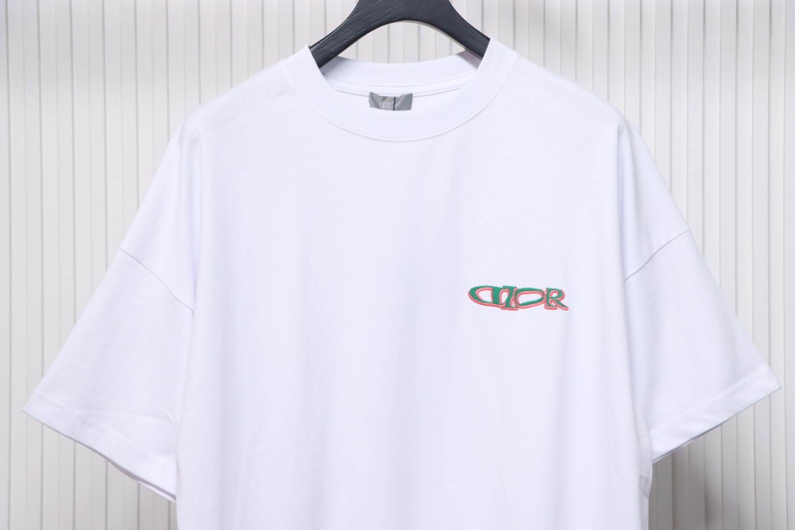 Dior 25ss Ski Collection Embroidered Logo Short Sleeve White