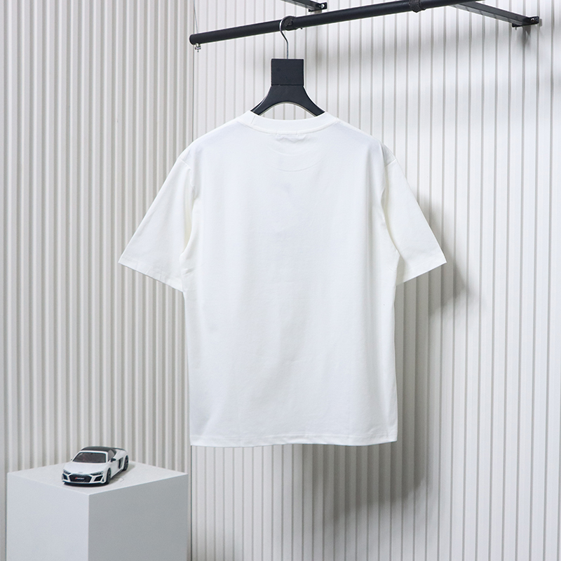 Dior And Hylton Nel joint slogan embroidered short-sleeved T-shirt white