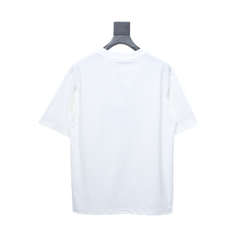 Dior And Hylton Nel joint slogan embroidered short-sleeved T-shirt white