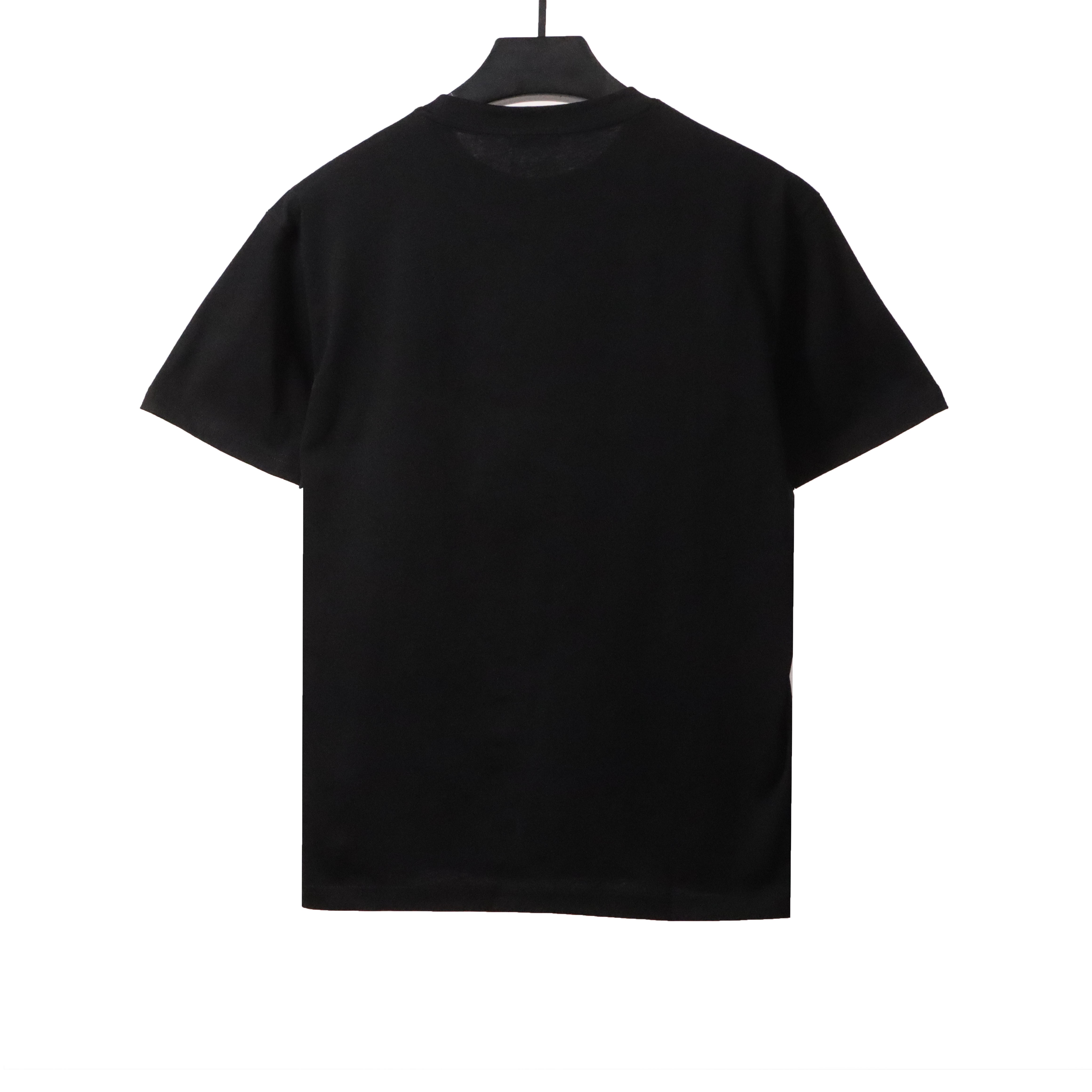 Dior Bee Embroidered Short Sleeve Black