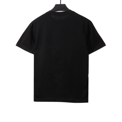 Dior Bee Embroidered Short Sleeve Black 02