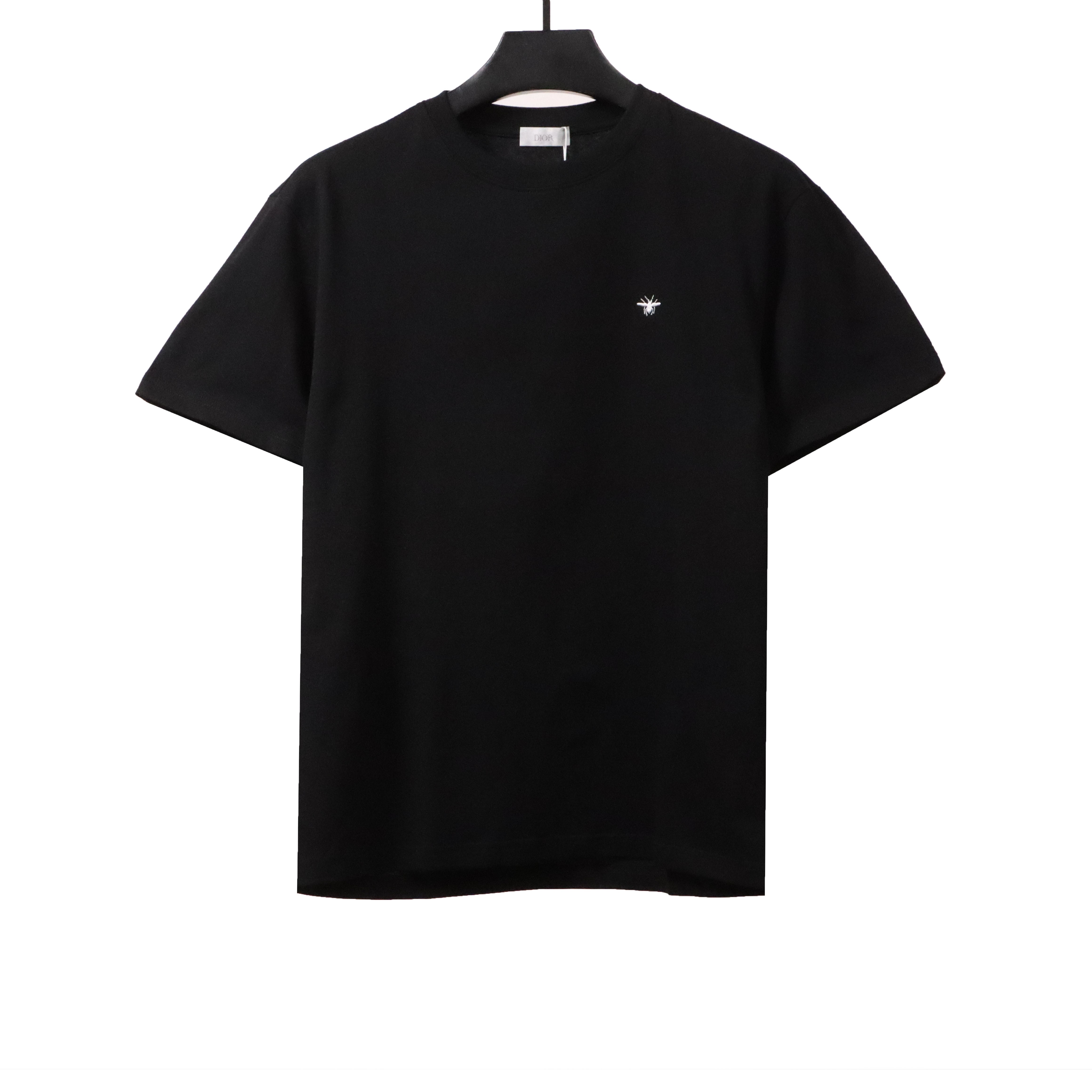 Dior Bee Embroidered Short Sleeve Black