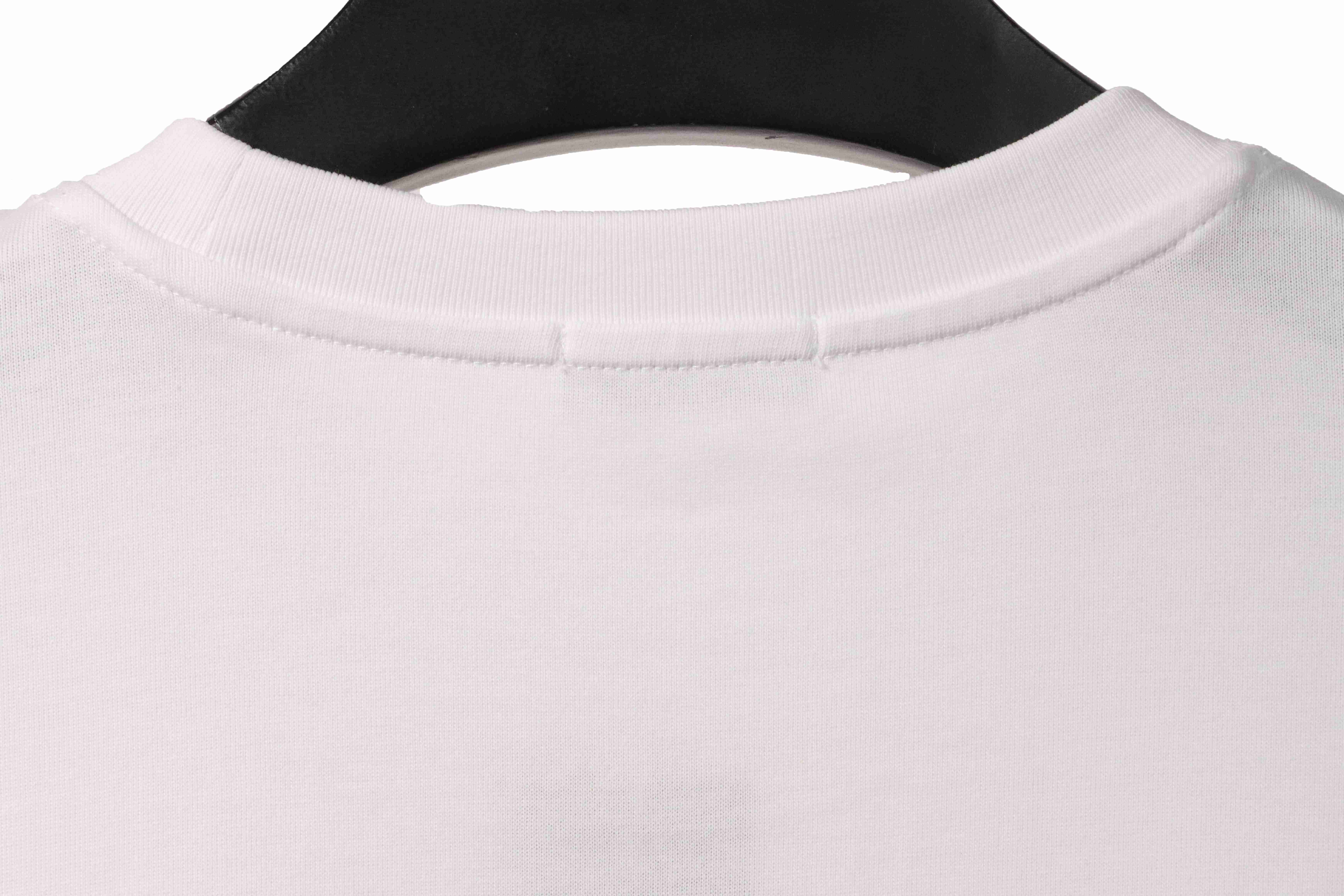 Dior Bee Embroidered Short Sleeve White