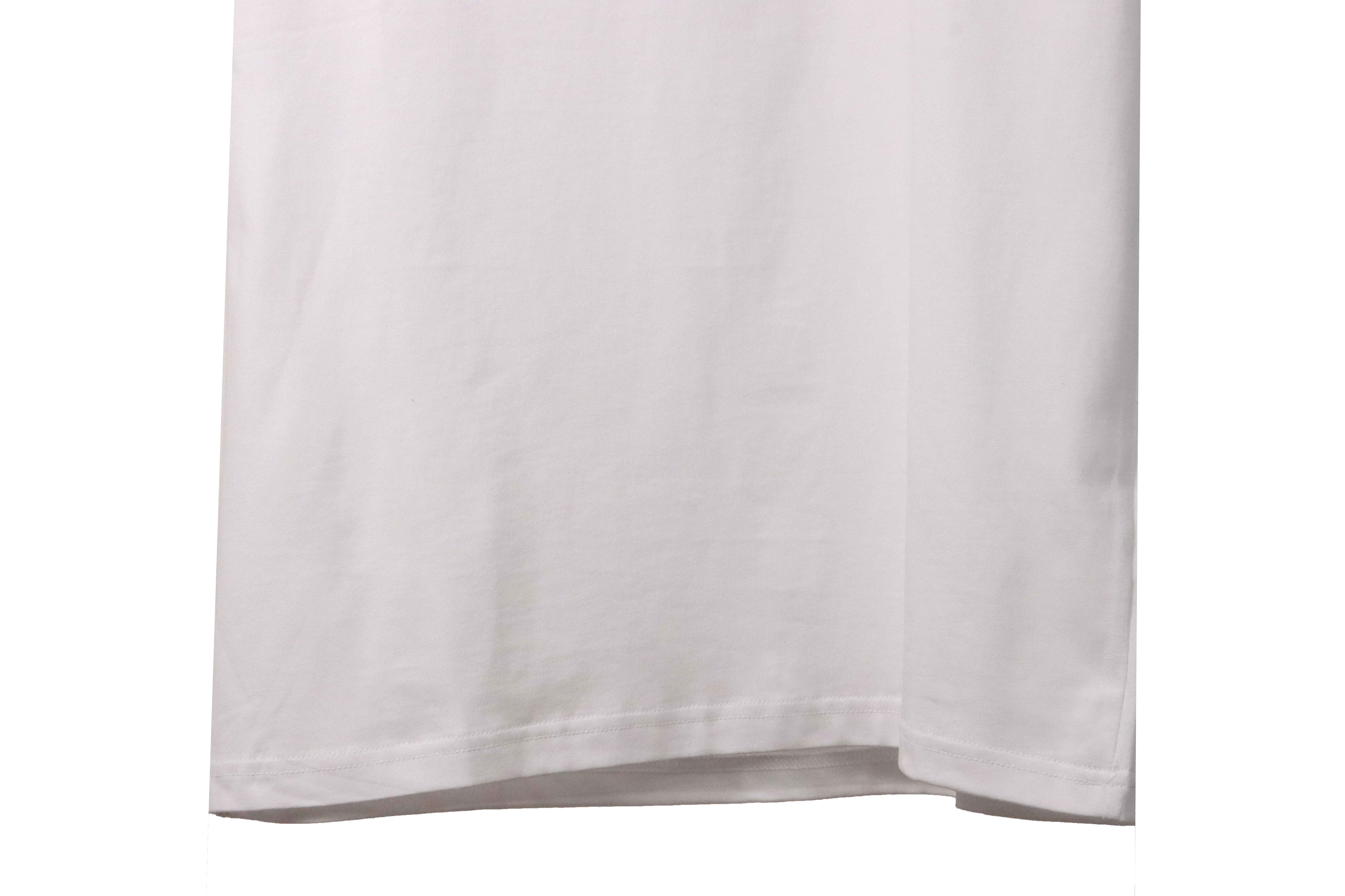 Dior Bee Embroidered Short Sleeve White