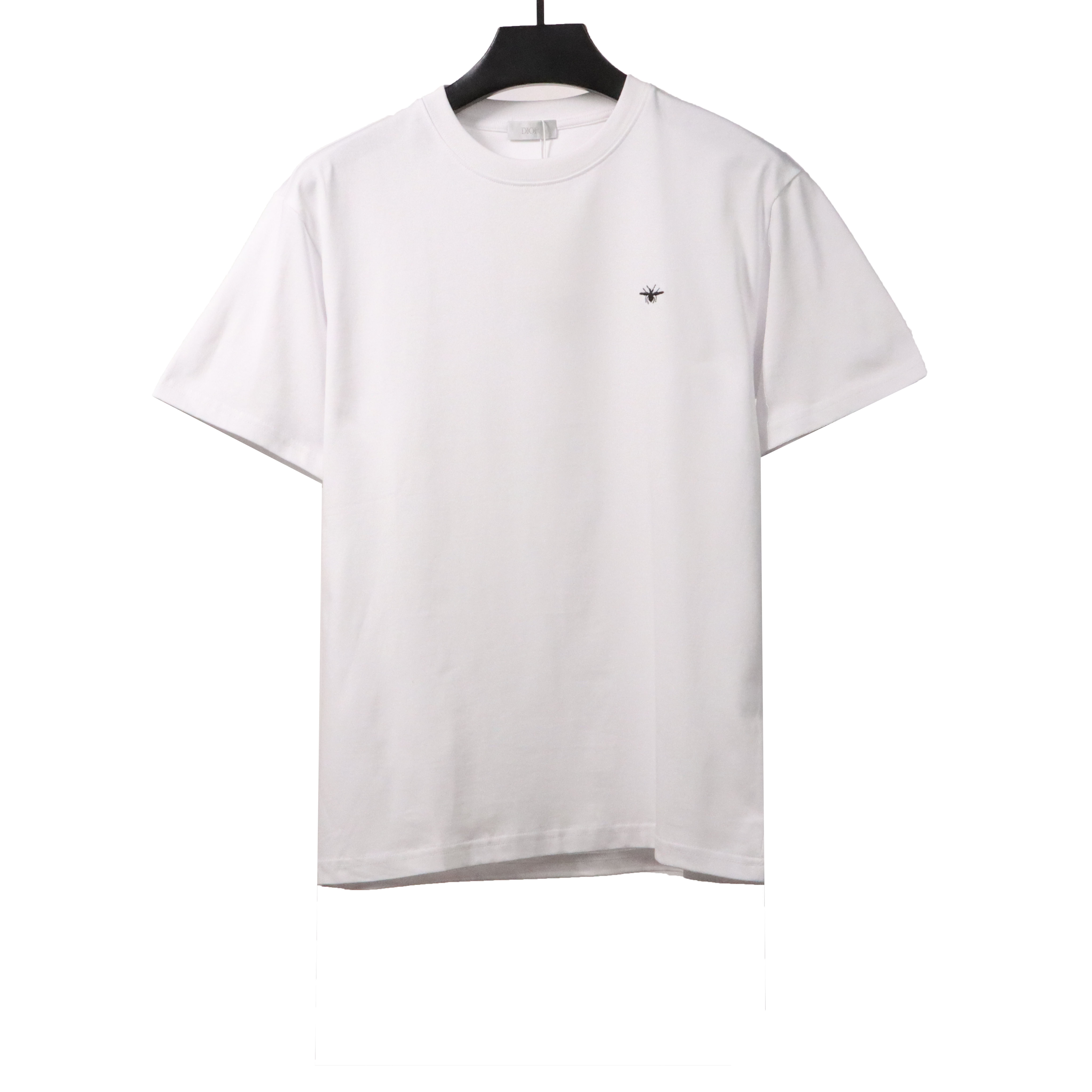 Dior Bee Embroidered Short Sleeve White